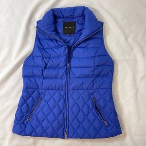 Talbots Blue Puffer Vest S